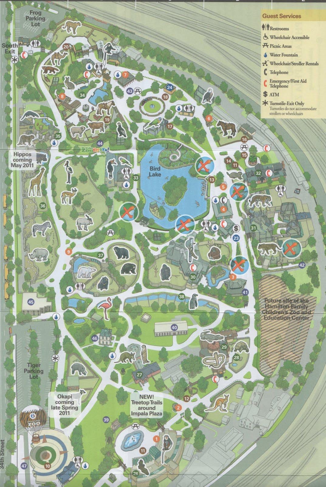 რუკა Philly zoo