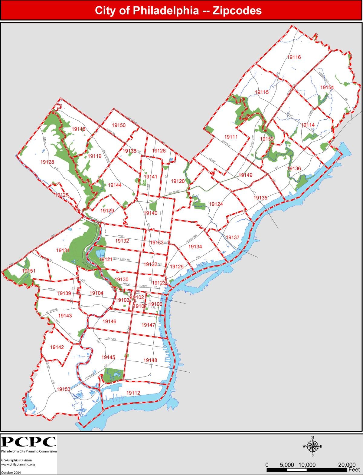 რუკა Philly pa