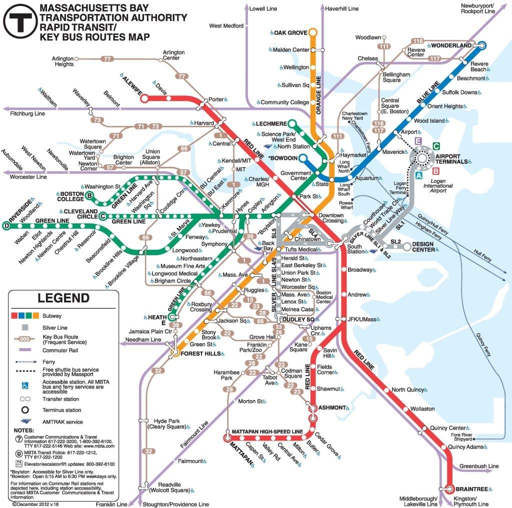 Septa მეტროს რუკა